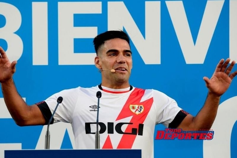 Presentación oficial de Falcao en el Rayo Vallecano | Todo Deportes ...